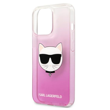 Karl Lagerfeld KLHCP13XCTRP iPhone 13 Pro Max 6,7" hardcase różowy/pink Choupette Head