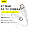 Baseus Superior kabel przewód USB Typ C - USB Typ C szybkie ładowanie Quick Charge / Power Delivery / FCP 100W 5A 20V 2m biały (CATYS-C02)