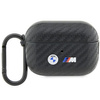 BMW BMAP2WMPUCA2 AirPods Pro 2 gen cover black/black Carbon Double Metal Logo