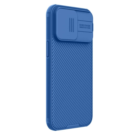 Nillkin CamShield Pro magnetische Hülle für iPhone 15 Pro mit Kameraschutz – Blau