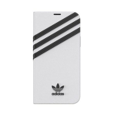 Adidas OR Booklet Case PU iPhone 12/12 Pro 6.1 &quot;white black / white black 42248