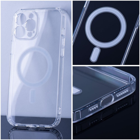 Futerał CLEAR MAG COVER (MID) kompatybilny z MagSafe do SAMSUNG A16 transparentny