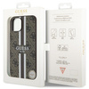 Guess GUHMP14SP4RPSW iPhone 14 6,1&quot; braun/braunes Hardcase 4G bedruckte Streifen MagSafe