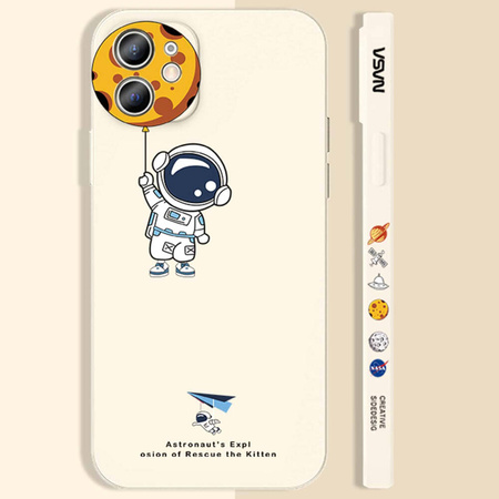 Case SAMSUNG GALAXY M34 5G Astronaut NASA creamy