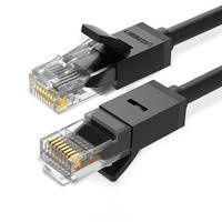 Ugreen płaski kabel sieciowy LAN Ethernet Cat. 6 0,5m czarny (NW102)