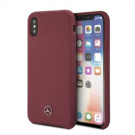 Etui IPHONE X / XS Mercedes Hard Case (MEHCPXSILRE) czerwone