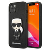 Karl Lagerfeld KLHCP13SOKPK iPhone 13 mini 5,4" czarny/black hardcase Saffiano Ikonik Karl`s Patch