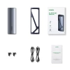 Obudowa Ugreen CM578 15512 na dysk M.2 NVMe 10Gbps - czarna + kabel USB-C / USB-A + kabel USB-C / USB-C