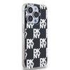 DKNY DKHCP15LHDLCEK iPhone 15 Pro 6.1" czarny/black hardcase IML Checkered Mono Pattern