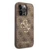 Guess GUHCP15L4GMGBR iPhone 15 Pro 6.1&quot; brown/brown hardcase 4G Big Metal Logo