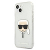 Karl Lagerfeld KLHCP13SKHTUGLS iPhone 13 mini 5,4" srebrny/silver hardcase Glitter Karl`s Head