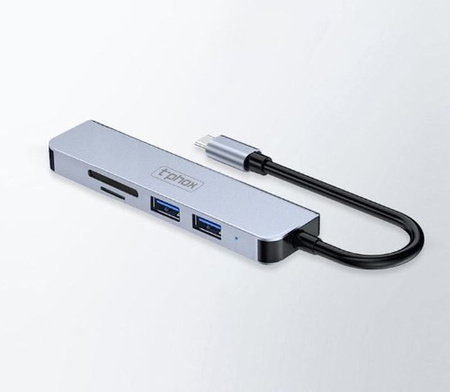 HUB T-PHOX TPH2041 5IN1 USB-C/HDMI USB3.0x1+USB2.0x1+HDMI 4K