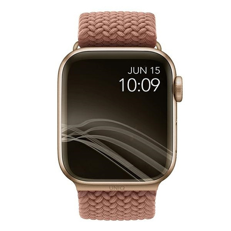 UNIQ pasek Aspen Apple Watch 44/42/45mm Braided różowy/grapefruit pink