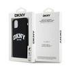 DKNY DKHMN61SNYACH iPhone 11 / Xr 6.1" czarny/black hardcase Liquid Silicone White Printed Logo MagSafe