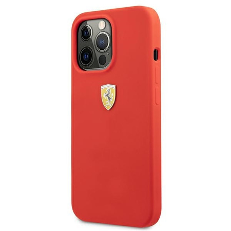 Ferrari FESSIHCP13XRE iPhone 13 Pro Max 6.7 &quot;red / red hardcase Silicone