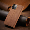 Magnet Fancy Case Case for iPhone 12 Pro Max Pouch Wallet Card Holder Brown