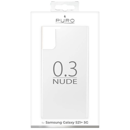 PURO 0.3 Nude - Etui Samsung Galaxy S21+ (przezroczysty)