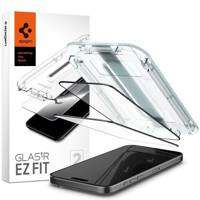 TEMPERED GLASS Spigen GLAS.TR &quot;EZ FIT&quot; FC 2-PACK IPHONE 15 PRO MAX BLACK