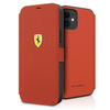 Ferrari FESPEFLBKP12SRE iPhone 12 mini 5,4" czerwony/red book On Track Perforated