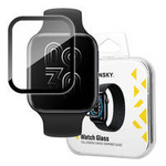 Wozinsky Watch Glass Hybridglas für Oppo Watch 41 mm schwarz