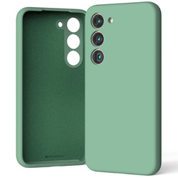 Mercury Silicone Case Samsung S23 FE 5G GREEN / ZIELONY