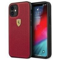 Ferrari FESPEHCP12SRE iPhone 12 mini  5,4" czerwony/red hardcase On Track Perforated