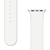 Silicone Strap APS Silicone Watch Band 8/7/6/5/4/3/2 / SE (41/40 / 38mm) Strap Watchband White