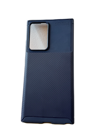 Carbon Case elastyczne etui pokrowiec Samsung Galaxy Note 20 Ultra niebieski