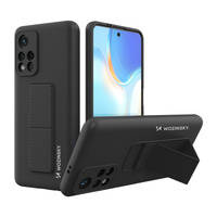 Wozinsky Kickstand Case Silikon Ständer Cover für Xiaomi Redmi Note 11S / Note 11 schwarz