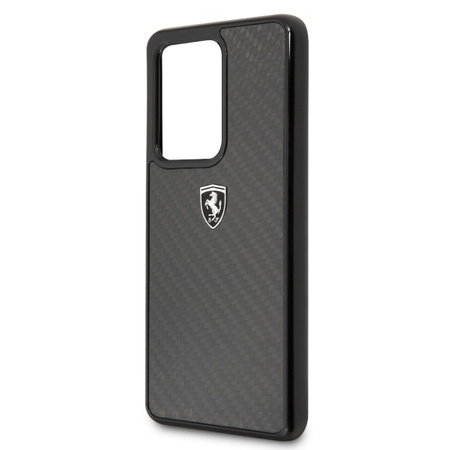 Ferrari Hardcase FEHCAHCS69BK S20 Ultra G988 black/czarny Carbon Heritage