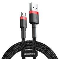 Baseus Cafule Cable - Dwustronny kabel połączeniowy micro USB na USB QC 3.0, 2.4 A, 1 m (czerwony/czarny)