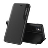 Eco Leather View Case elegant bookcase type case with kickstand for iPhone 13 Pro Max black