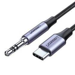 UGREEN mini jack 3,5mm AUX  to USB-C Cable 1 m (deep gray)