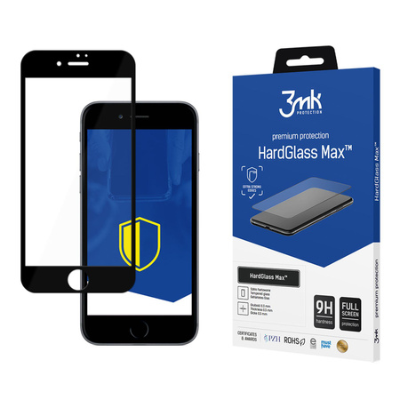 3MK HARD GLASS MAX IPHONE 7 CZARNY