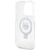 Karl Lagerfeld KLHMP15XHMRSCHH iPhone 15 Pro Max 6.7&quot; white/white hardcase Ring Stand Choupette Head MagSafe