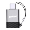 BWOO adapter BZ-35 USB - USB-C szary OTG