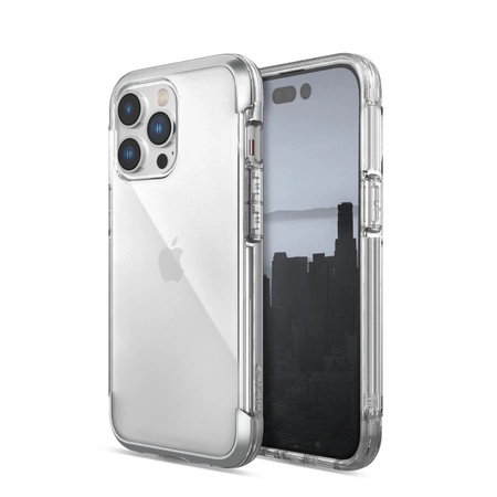 Raptic X-Doria Air Case for iPhone 14 Pro Max armored cover silver