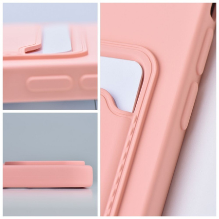 Futerał CARD CASE do SAMSUNG A55 5G różowy