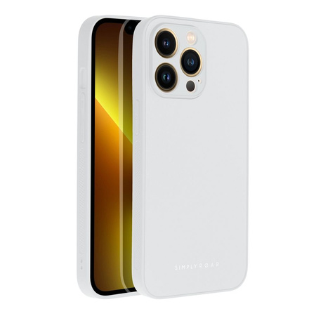 Futerał Roar Matte Glass Case - do iPhone XS Max stalowy