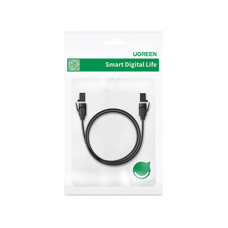 Ugreen LAN cable Ethermet Cat.8 U / FTP flat 2m black (NW134)