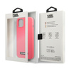 Karl Lagerfeld KLHCP13SSLMP1PI iPhone 13 mini 5,4&quot; Hardcase fuchsia / fuchsia Silicone Plaque