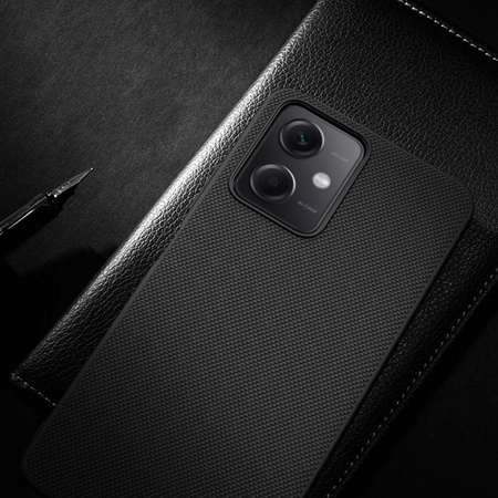 Nillkin Textured Case for Xiaomi Redmi Note 12 5G / Poco X5 5G Reinforced Nylon Cover Black