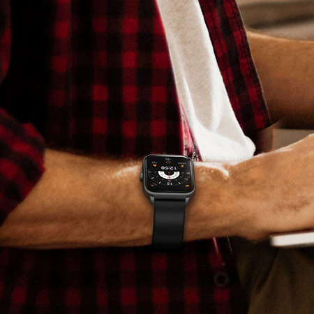 QCY Watch GTS stylish black smartwatch