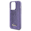 Oryginalne Etui IPHONE 13 PRO MAX Guess Hardcase Sequin Script Metal (GUHCP13XPSFDGSU) fioletowe