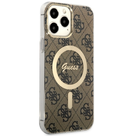 Guess GUHMP13XH4STW iPhone 13 Pro Max 6.7&quot; Braun/Braun Hardcase 4G MagSafe