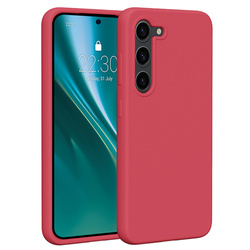 Nakładka Etteri Silicone Case do Samsung Galaxy S23 malinowa