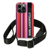 Karl Lagerfeld Color Stripes Strap - Etui iPhone 14 Pro (różowy)