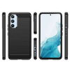 Carbon Case für Samsung Galaxy A54 5G flexible Silikon-Carbon-Hülle blau