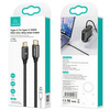 USAMS Kabel pleciony U82 USB-C na USB-C 2m 240W PD 3.1 Fast Charging czarny/black SJ581USB01 (US-SJ581)