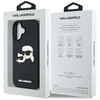 Case IPHONE 16 Karl Lagerfeld HC 3D Rubber Double Heads black